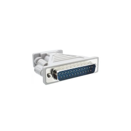 Cable Wholesale Serial / AT Modem Adapter, DB9 Female to DB25 Male 30D1-05300